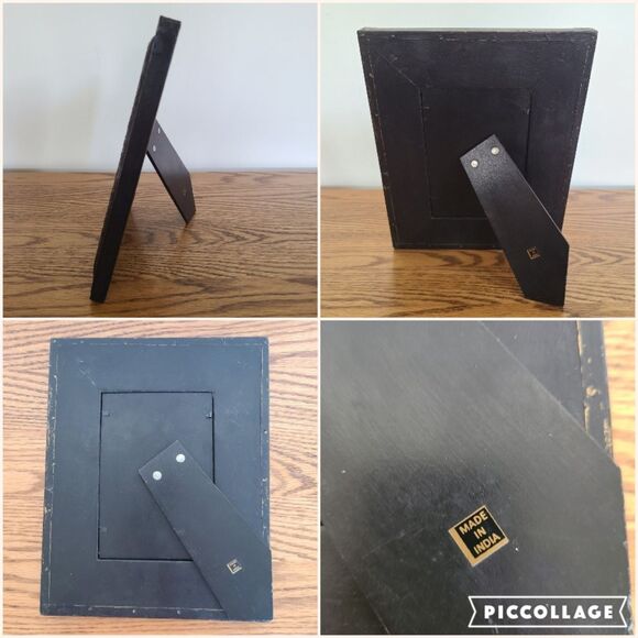 Vintage Distressed Floral Embossed 4x6 Photo Frame Pier One World Market Vibe - Picture 10 of 10